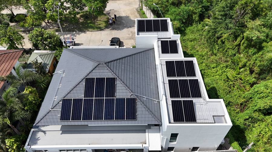 บ้านพักอาศัย · หลังคากระเบื้องและดาดฟ้า